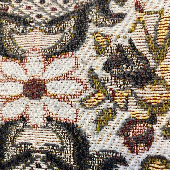 Boho GBR Floral Medallion textured patterned upholstery fabric Vest - Picture 14 of 15